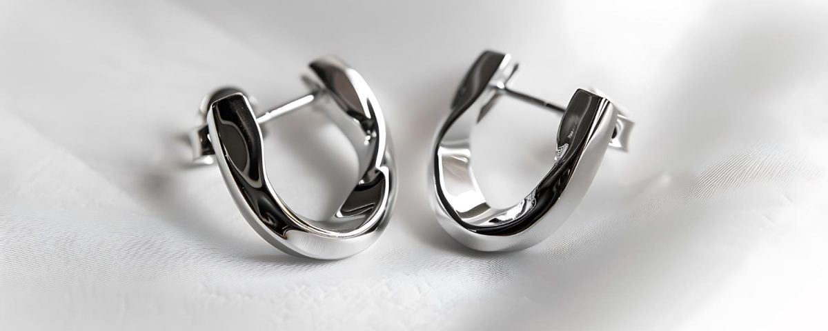 Cercei din oțel inoxidabil