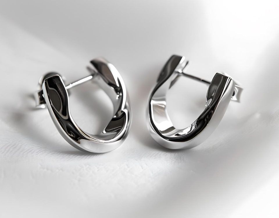 Cercei din oțel inoxidabil